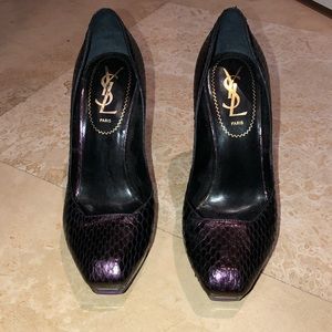 Yves Saint Laurent Purple Heels Size 35.5